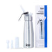 ICO Aluminium Whipped Cream Dispenser Silver 500ml ICO