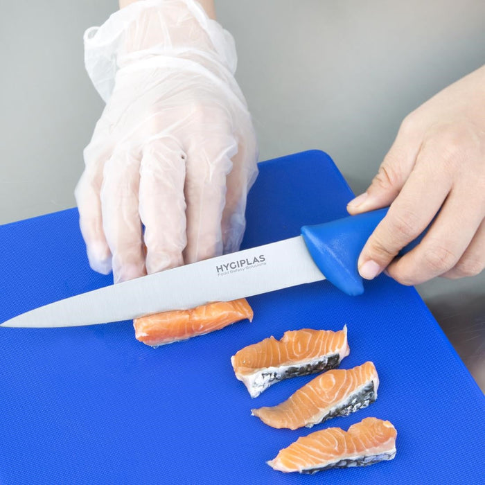 Hygiplas Low Density 7-Piece Chopping Board Set 450x300x10mm Hygiplas