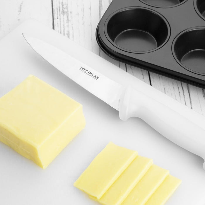 Hygiplas High Density Antibacterial 7-Piece Chopping Board Set 450x305x10mm Hygiplas