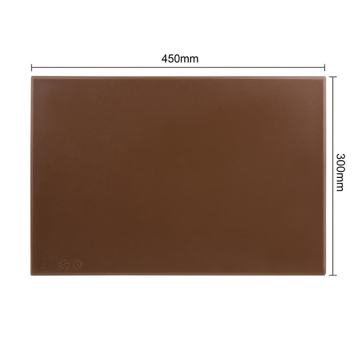 Hygiplas High Density Antibacterial 7-Piece Chopping Board Set 450x305x10mm Hygiplas