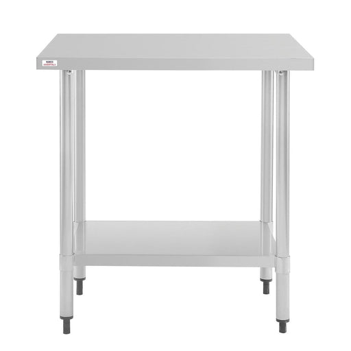 Nisbets Essentials Self Assembly Stainless Steel Table 800 x 600mm Nisbets Essentials