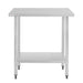 Nisbets Essentials Self Assembly Stainless Steel Table 800 x 600mm Nisbets Essentials