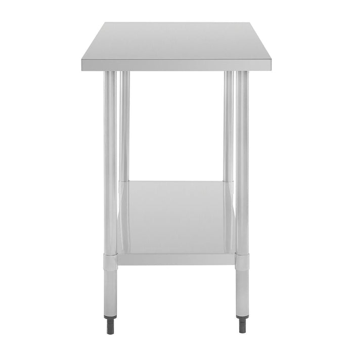 Nisbets Essentials Self Assembly Stainless Steel Table 800 x 600mm Nisbets Essentials