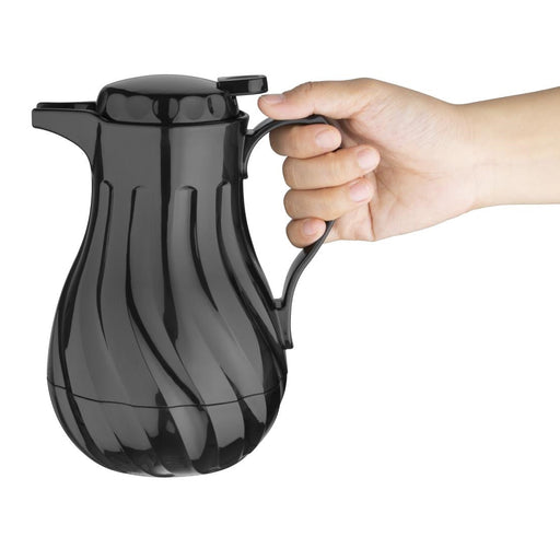 Olympia Insulated Swirl Jug Black 500ml Olympia