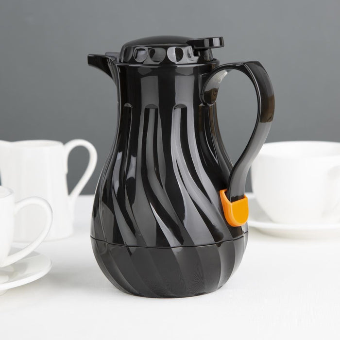 Olympia Insulated Swirl Jug Black 500ml Olympia