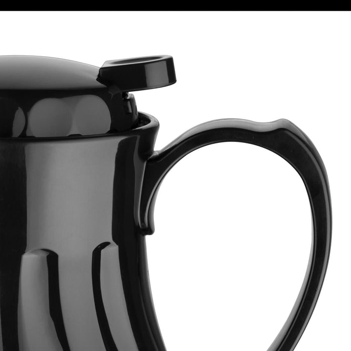 Olympia Insulated Swirl Jug Black 1.2Ltr Olympia
