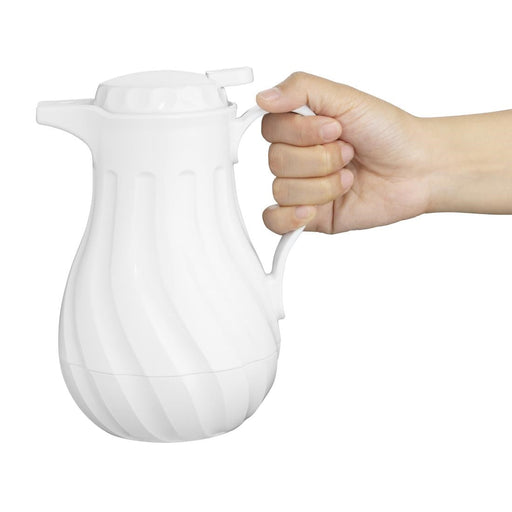 Olympia Insulated Swirl Jug White 0.5Ltr Olympia
