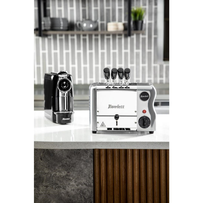 Rowlett Esprit 2 Slot Toaster Chrome w/2 x Additional Elements & Sandwich Cage Rowlett