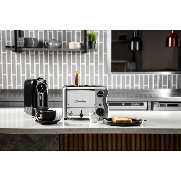 Rowlett Esprit 2 Slot Toaster Chrome w/2 x Additional Elements & Sandwich Cage Rowlett