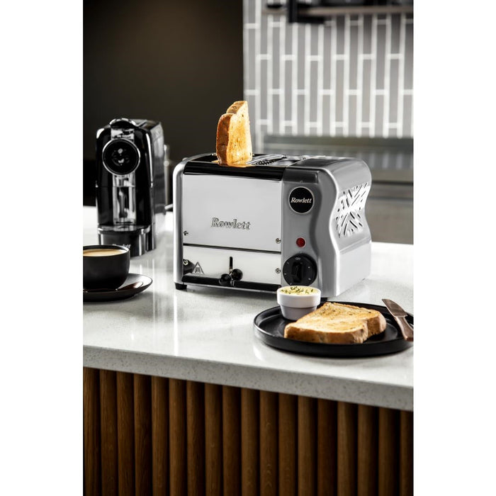 Rowlett Esprit 2 Slot Toaster Chrome w/2 x Additional Elements & Sandwich Cage Rowlett