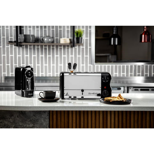 Rowlett Esprit 4 Slot Toaster Jet Black w/2x Additional Elements & Sandwich Cage Rowlett