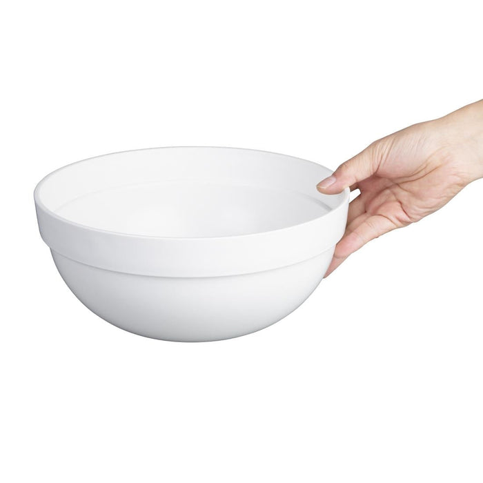 Nisbets Essentials Polypropylene White Mixing Bowl 3Ltr Nisbets Essentials