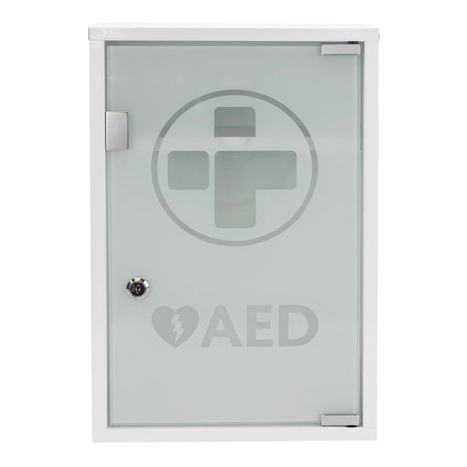 Automated External Defibrillator Alarmed Metal Cabinet Reliance Medical
