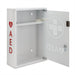 Automated External Defibrillator Alarmed Metal Cabinet Reliance Medical