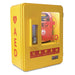 Automated External Defibrillator Alarmed Outdoor Heated Metal Cabinet Reliance Medical