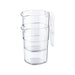 Araven Transparent Polycarbonate Jug 1.4Ltr 47oz Araven