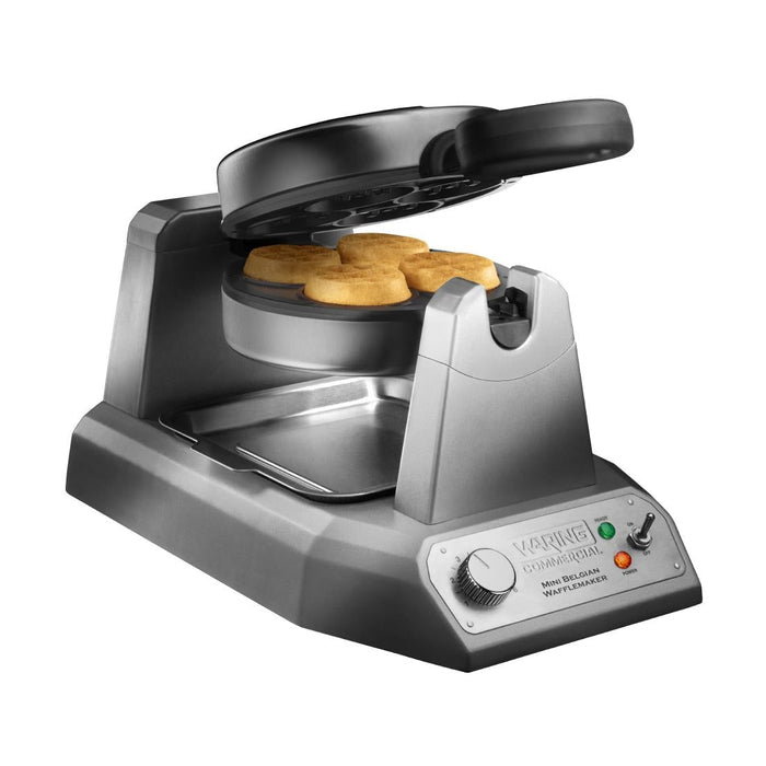 Waring Commercial Mini Belgian Waffle Maker WMB400XCK Waring