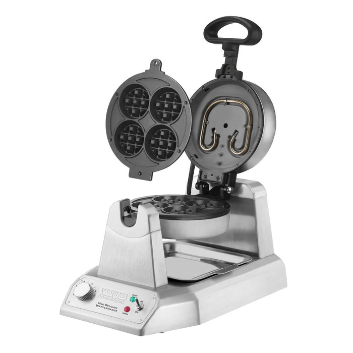 Waring Commercial Mini Belgian Waffle Maker WMB400XCK Waring