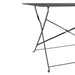 Bolero Perth Black Pavement Style Folding Table Rectangular 1100x700mm Bolero