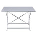 Bolero Perth Grey Pavement Style Folding Table Rectangular 1100x700mm Bolero