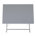 Bolero Perth Grey Pavement Style Folding Table Rectangular 1100x700mm Bolero