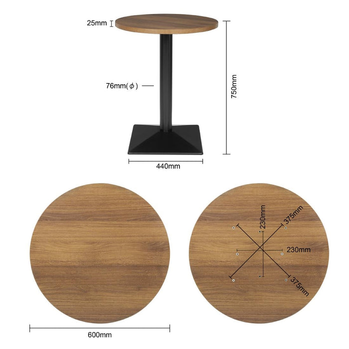 Bolero Complete Round Table 600mm Bolero