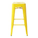 Bolero Bistro Yellow Steel High Stool (4 Pack) Bolero