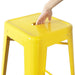 Bolero Bistro Yellow Steel High Stool (4 Pack) Bolero