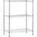 Commercial Shelving unit 3 tier 750kg Width 1200mm Depth 350mm Chrome wire |  AMJ540 Makfry