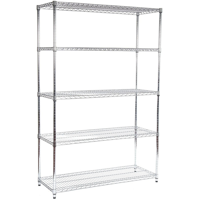 B GRADE Commercial Shelving Unit 5 Tier 1250kg Width 1800mm Depth 600mm Chrome Wire |  AMJ440 B GRADE