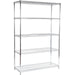 B GRADE Commercial Shelving unit 5 tier 200kg/shelf Width 1200mm Depth 350mm Chrome wire |  CR12035180A5 B GRADE Makfry