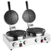Buffalo Double Round Belgian Waffle Maker Buffalo