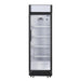 Nisbets Essentials Upright Display Cooler Black with Light Box - 354Ltr Nisbets Essentials