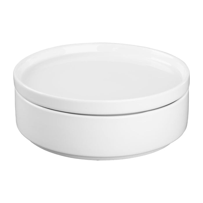 Olympia Whiteware Flat Round Plates 150mm (6 Pack) Olympia