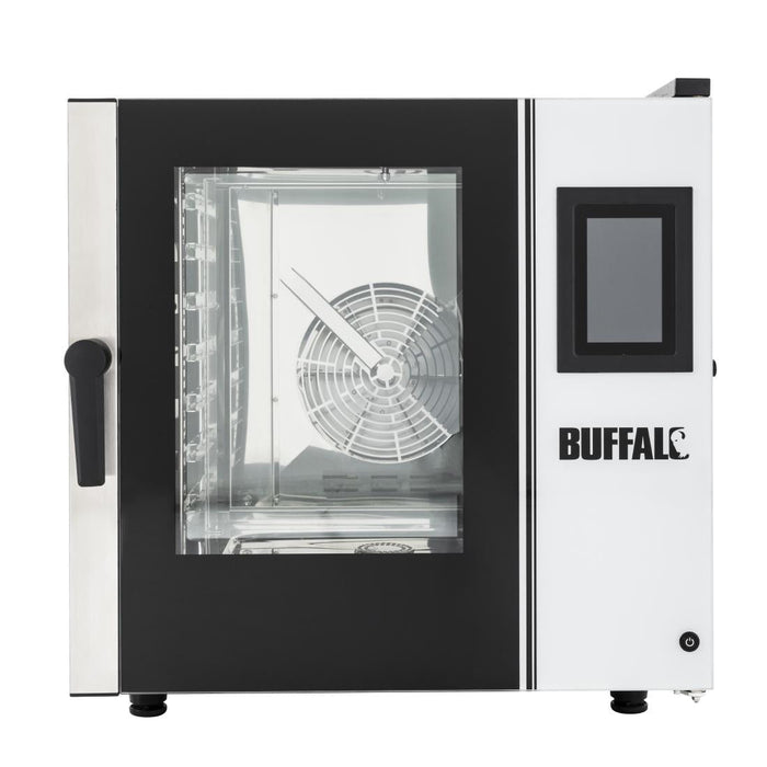 Buffalo Freestanding Smart Touchscreen Combi Oven 7x GN 1/1 with Installation Kit Buffalo