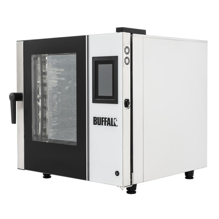 Buffalo Freestanding Smart Touchscreen Combi Oven 7x GN 1/1 with Installation Kit Buffalo