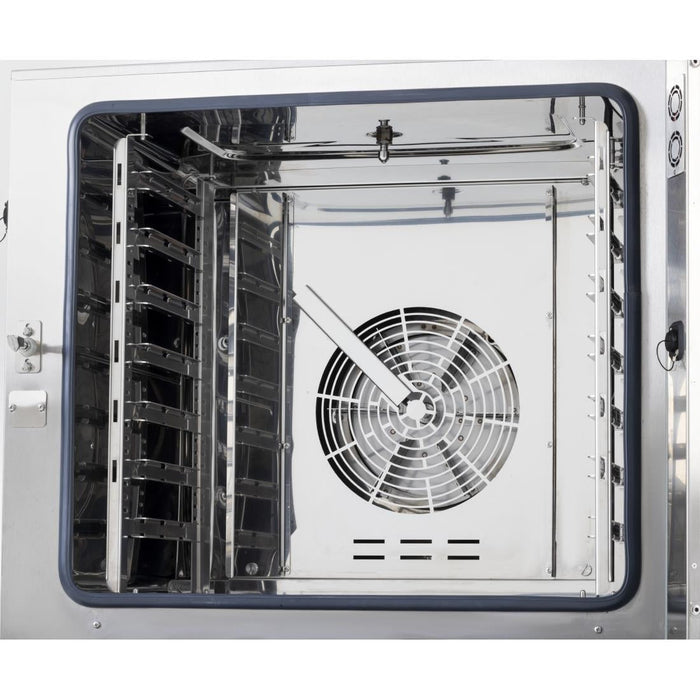 Buffalo Freestanding Smart Touchscreen Combi Oven 7x GN 1/1 with Installation Kit Buffalo