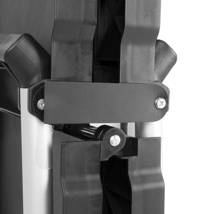 Vogue 3 Tier PP Folding Trolley Black Small Vogue