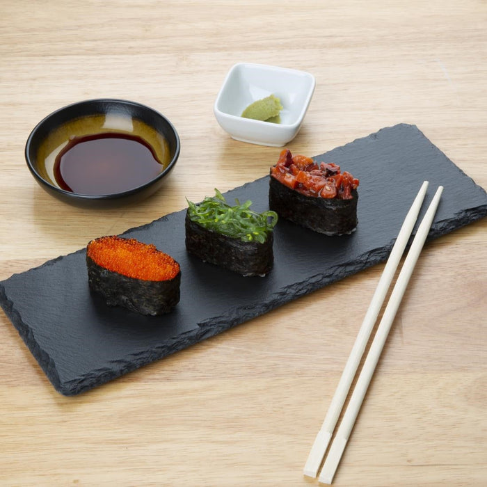 Olympia Natural Slate Rectangular Display Trays 300mm (4 Pack) Olympia