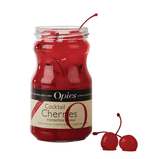 Opies Cocktail Cherries Maraschino Flavour 500g Opies