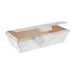 Colpac Compostable Food Boxes Newspaper Print 250mm (150 Pack) Colpac