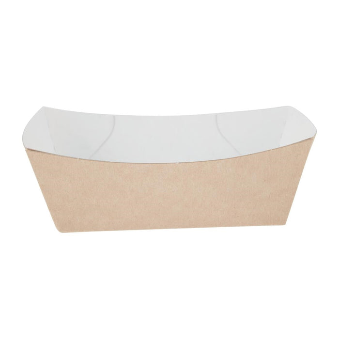 Colpac Compostable Kraft Food Trays Small 124mm (500 Pack) Colpac