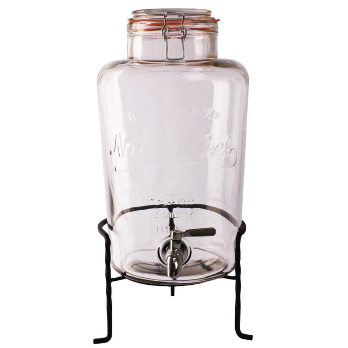 Olympia Nantucket Style Drink Dispenser with Wire Stand 8.5Ltr Olympia