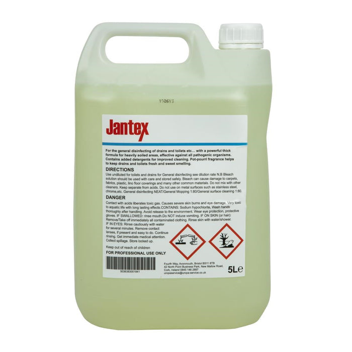 Jantex Pro Thick Bleach Concentrate 5Ltr Jantex