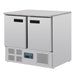 Polar G-Series Double Door Counter Fridge with Granite Work Top 240Ltr Polar