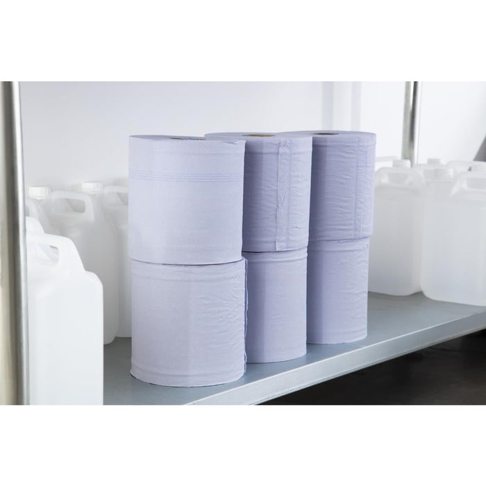 Tork Centrefeed Wiper Dispenser Refill Blue (6 Pack) Tork