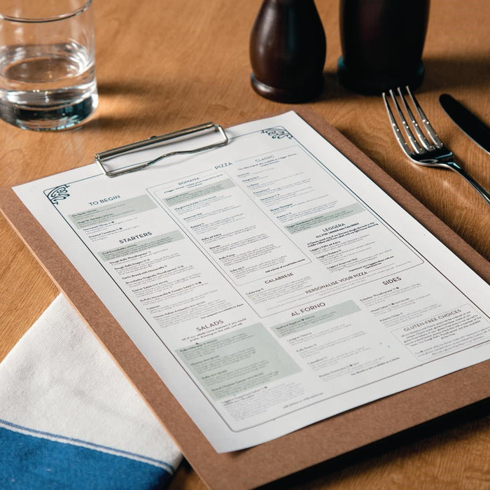 Olympia Menu Presentation Clipboard A4 Olympia