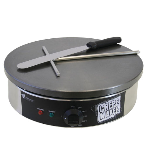 2700W. 400mm diameter. Set includes a spreader and spatula