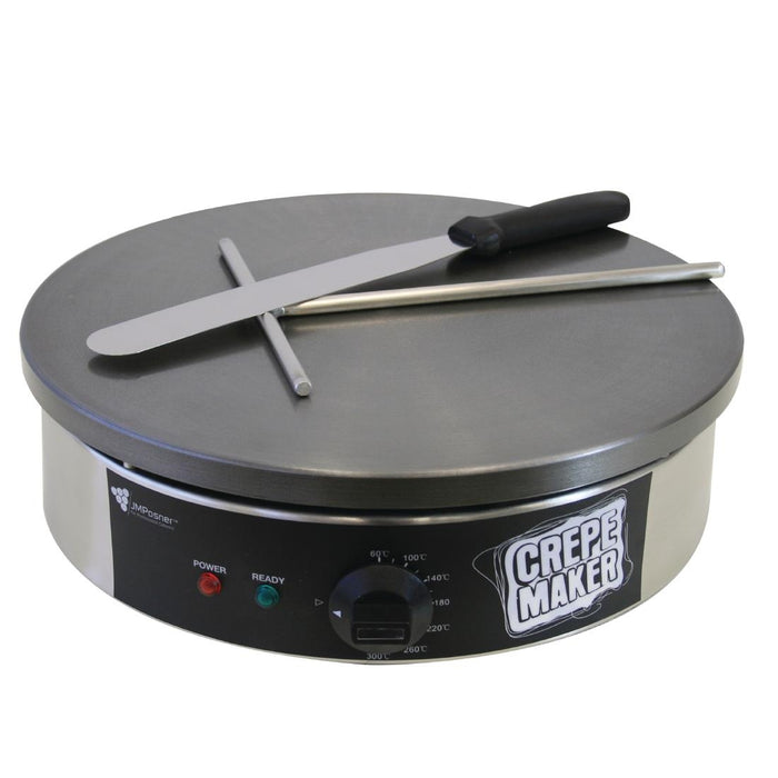 2700W. 400mm diameter. Set includes a spreader and spatula