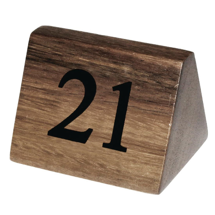 55(H) x 35(W) x 35(D)mm. Acacia Wood. Pack Quantity: 10